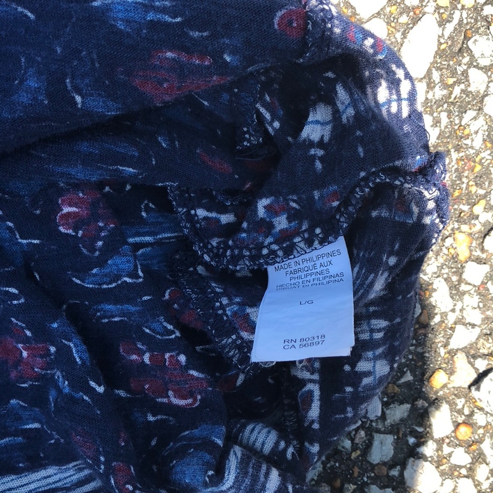 {Lucky Brand} Floral Print Top - Picture 7 of 7